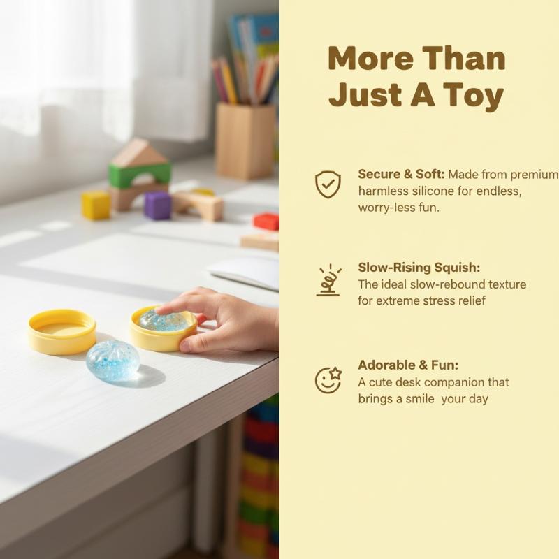 Prank Toys - 1/2/3pcs Crystal Bun Cute Mini Soup
