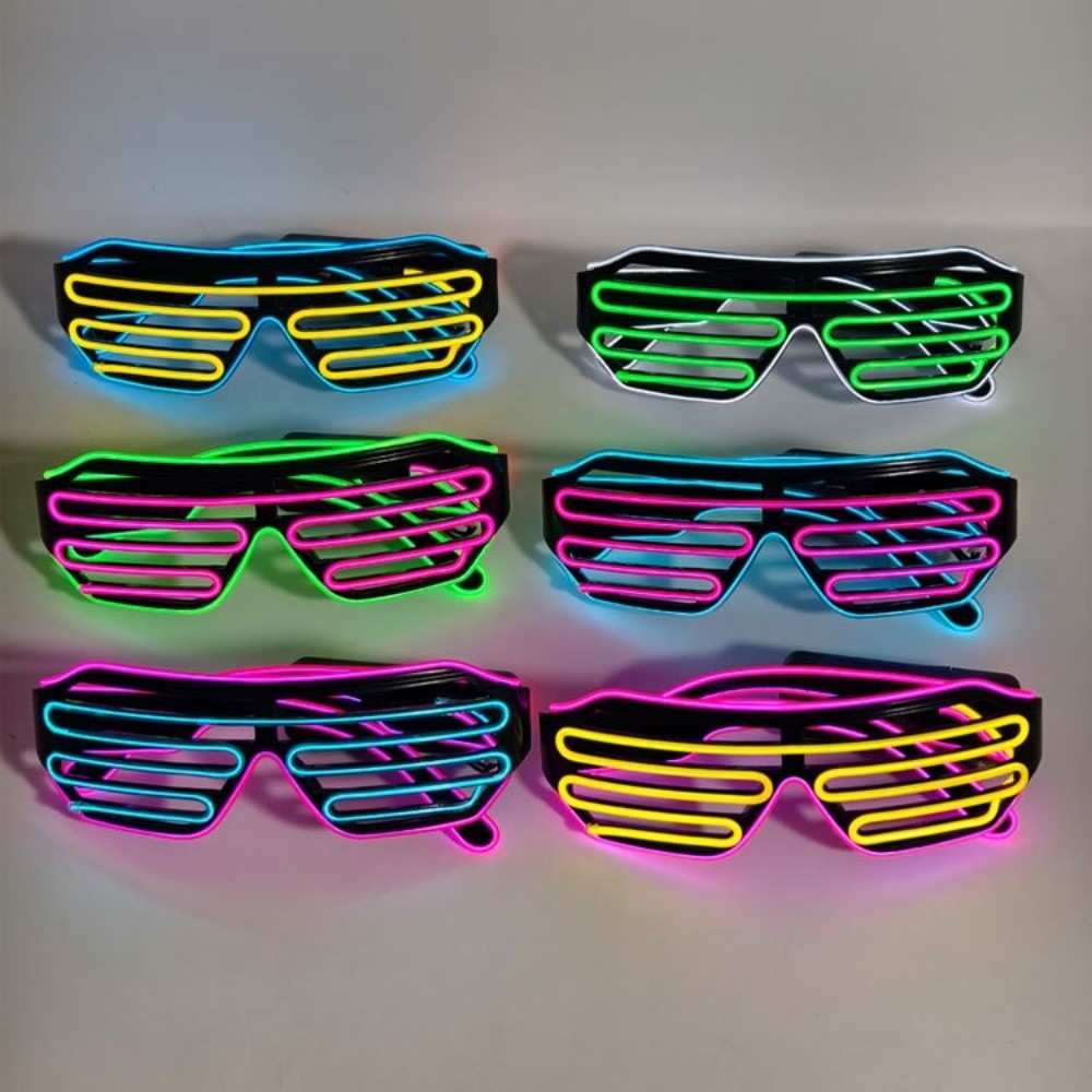 Wireless LED Glowing Glasses C - đánh giá và giá Glow In The Dark Party Glasses