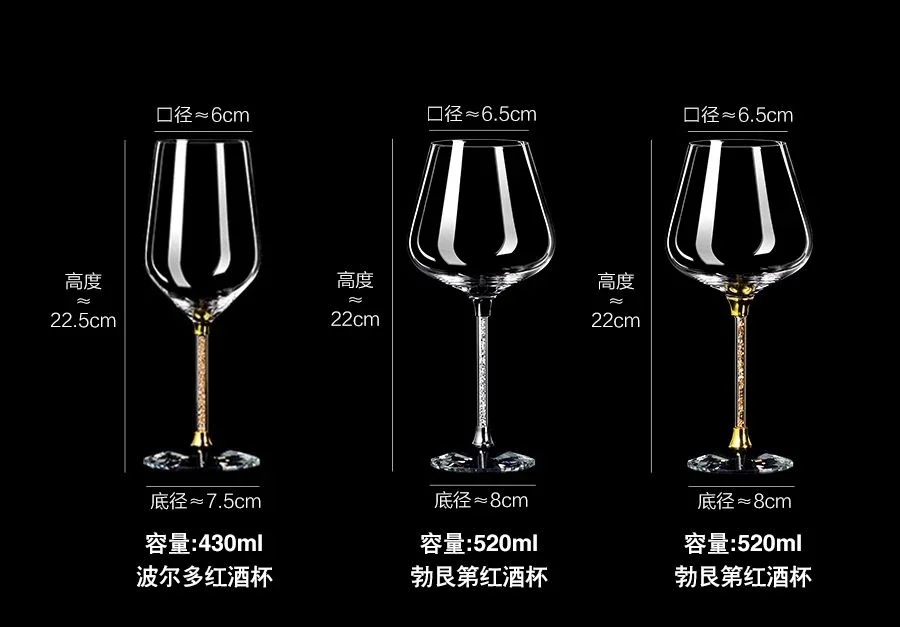 Light Luxury High-end Crystal  - đánh giá và giá Glow In The Dark Party Glasses