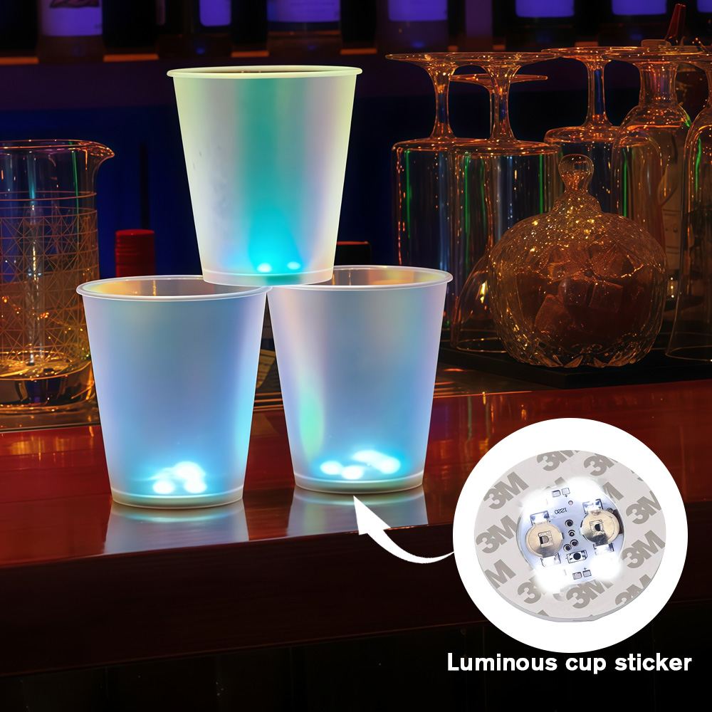 10pcs LED Glow in The Dark Cup - đánh giá và giá Glow In The Dark Party Glasses