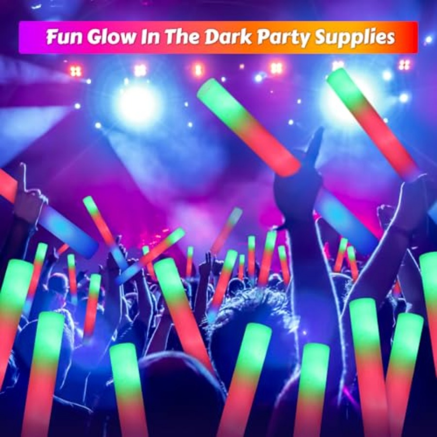 70 PCS LED Foam Glow Sticks Bu - đánh giá và giá Flashing Led Foam Sticks Party