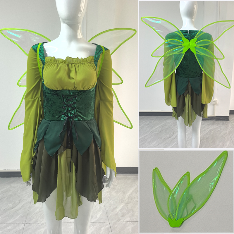 Women's Elf Medieval Green Fai - đánh giá và giá Medieval Renaissance Dress Women