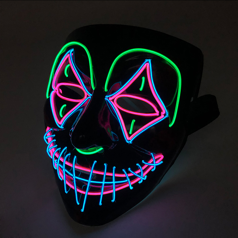 LED Killer Mask Halloween Danc - đánh giá và giá Led Purge Mask Halloween