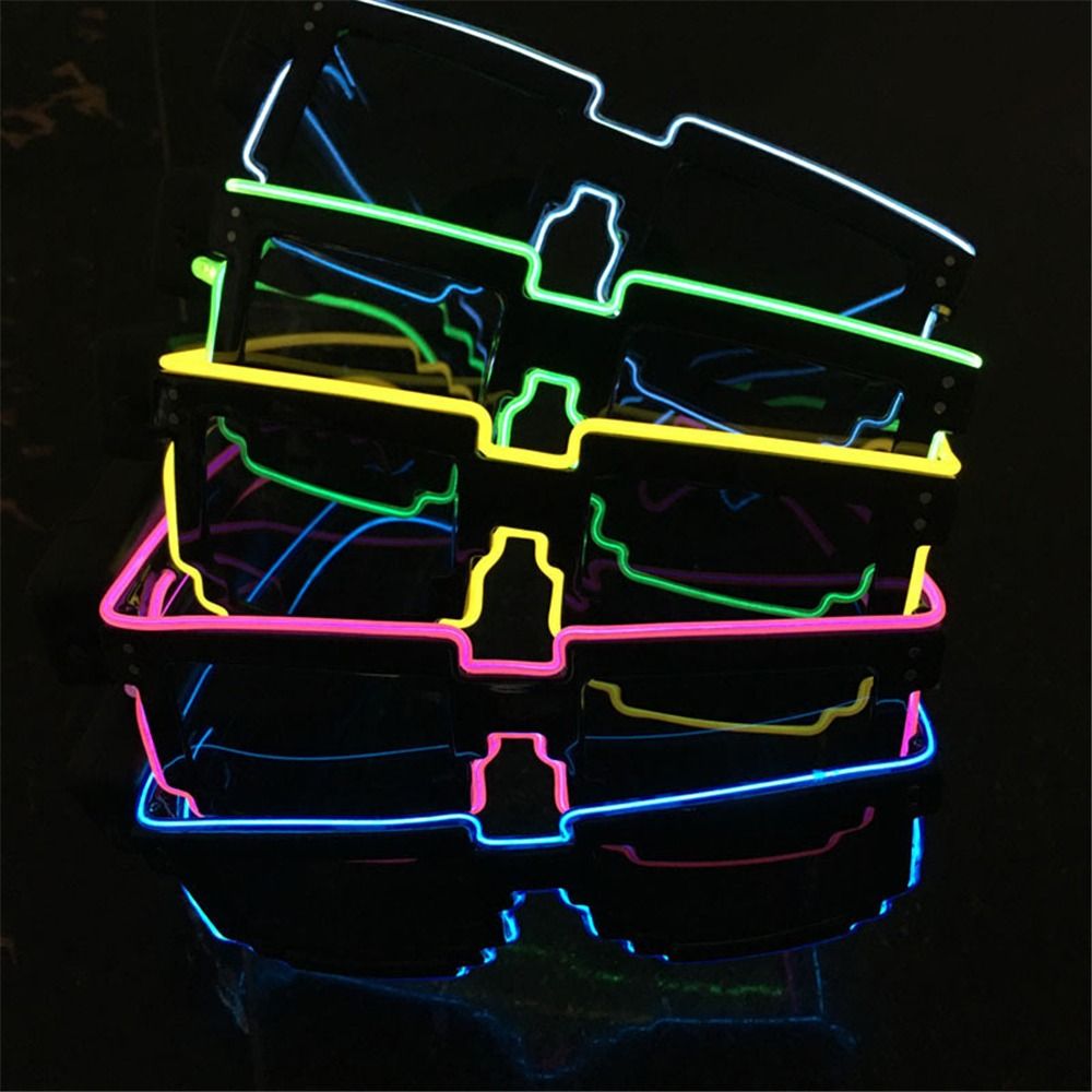 Novel Mosaic LED Glasses Wirel - đánh giá và giá Glow In The Dark Party Glasses
