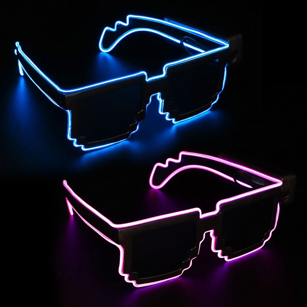 Novel Mosaic LED Glasses Wirel - đánh giá và giá Glow In The Dark Party Glasses