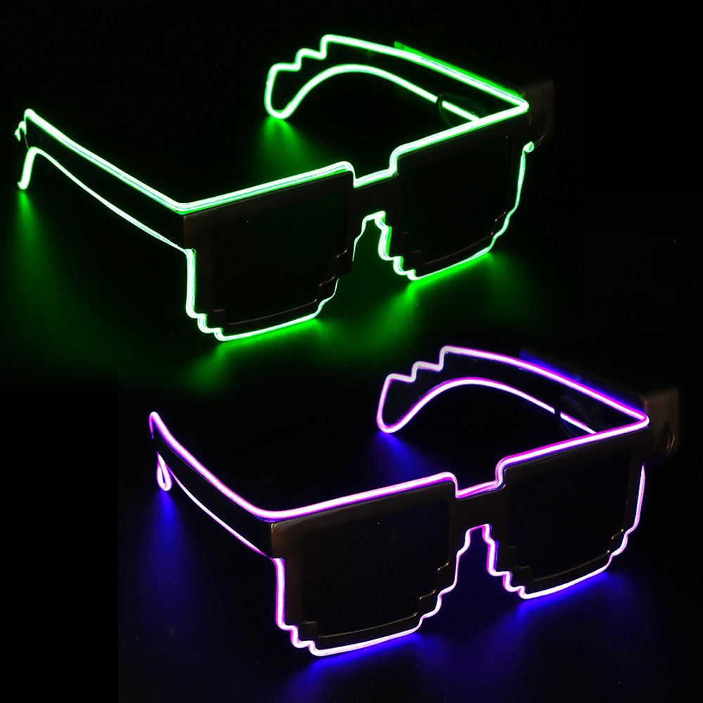 Novel Mosaic LED Glasses Wirel - đánh giá và giá Glow In The Dark Party Glasses