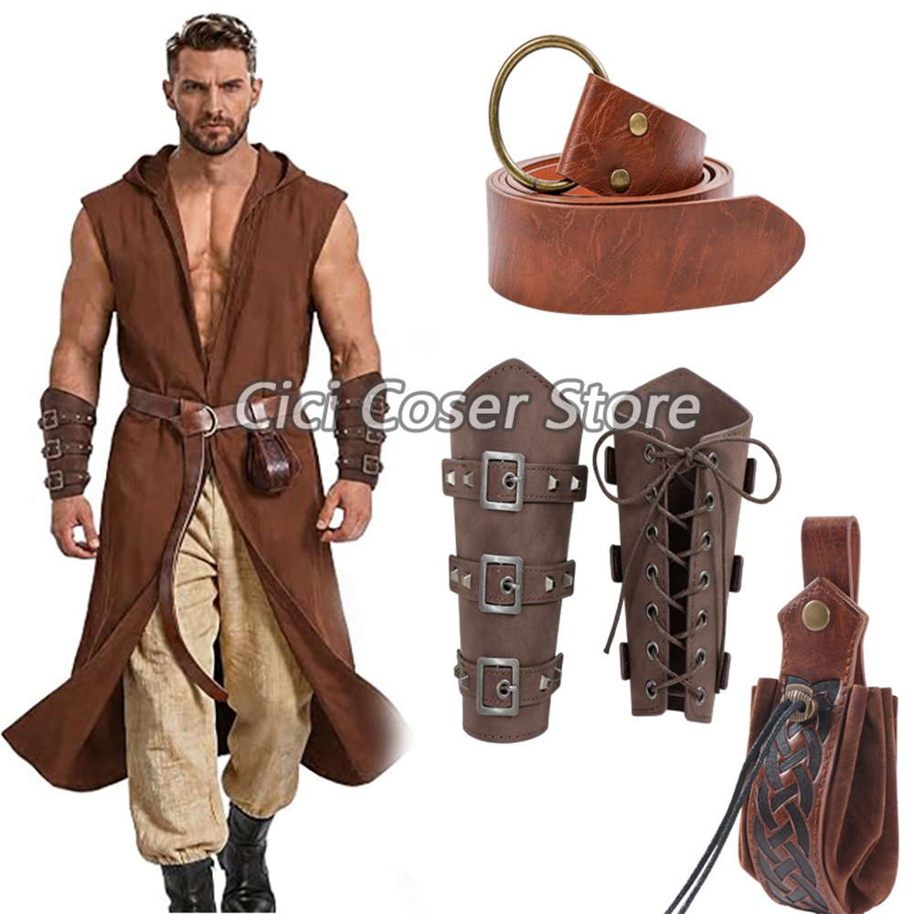 Medieval PU Leather Belt Brace - đánh giá và giá Costumes