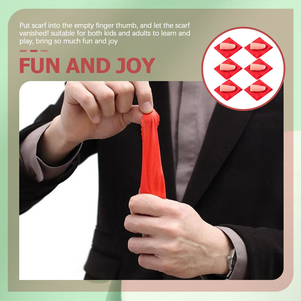 Disappearing Silk Magic Trick  - đánh giá và giá Thumb Tip Magic Trick Set